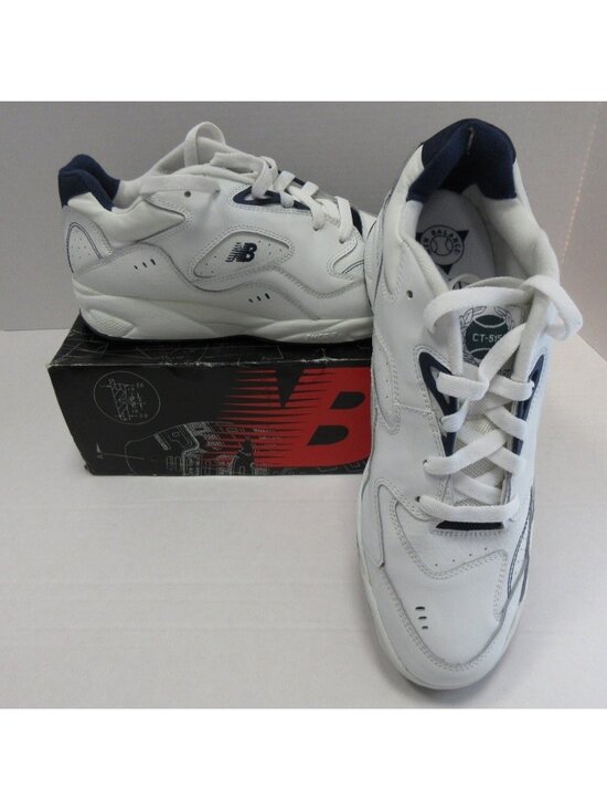 VINTAGE New Balance Sneakers 11.5 D CT 515 1991 Leather Tennis Court * main image 12